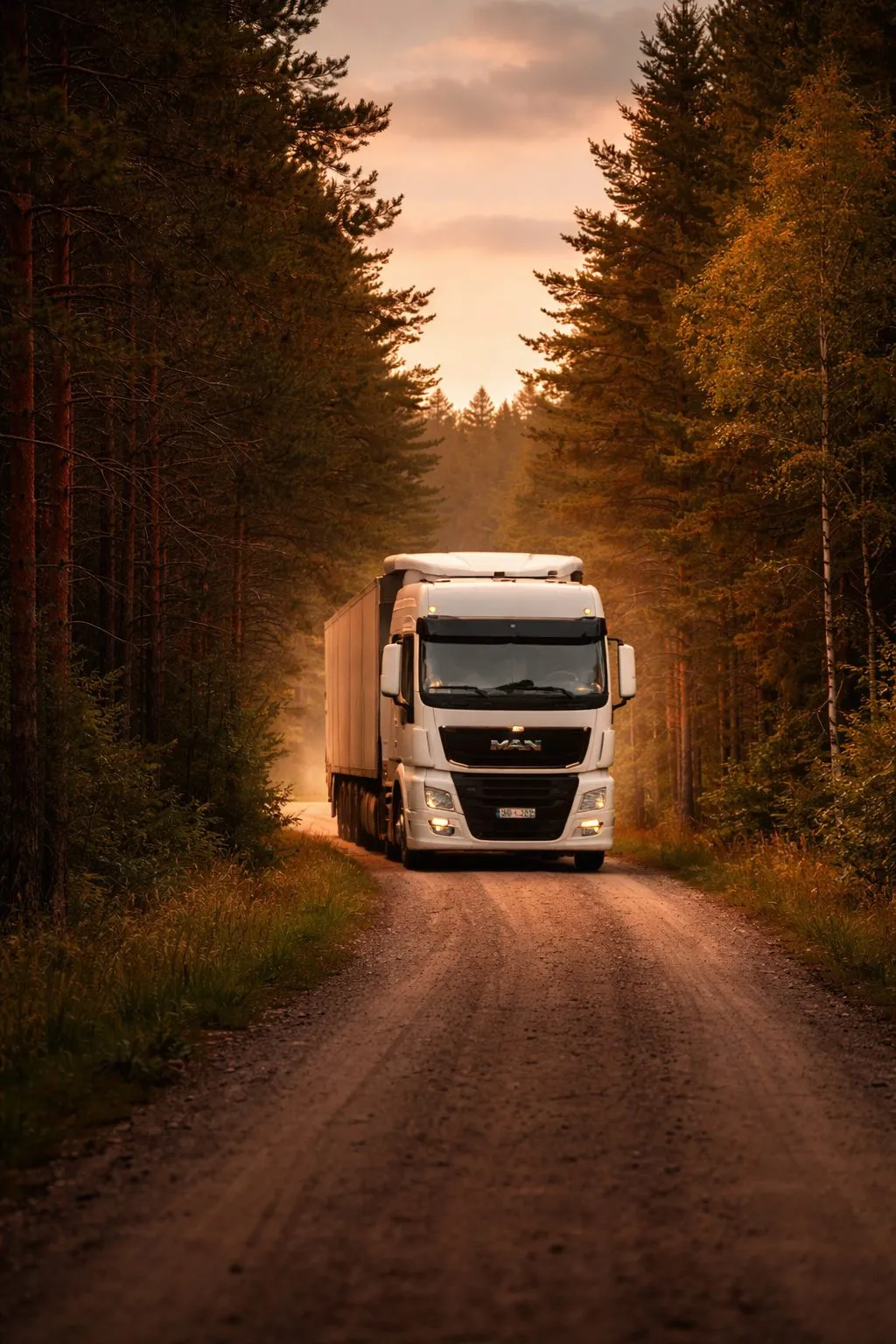 LKW im Wald